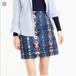 Adorable Jacquard J. Crew Skirt